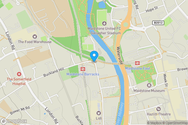 Map location for St. Peters Street, Maidstone, Kent, ME16 0GR