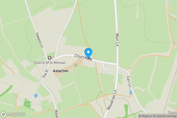 Map location for The Old School, Church Road, Aslacton, Norwich, Norfolk NR15 2JH