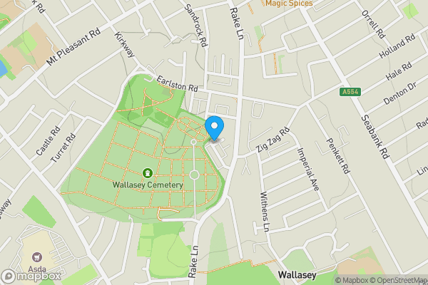 Map location for 20 Grange Avenue, Wallasey, CH45 5DR