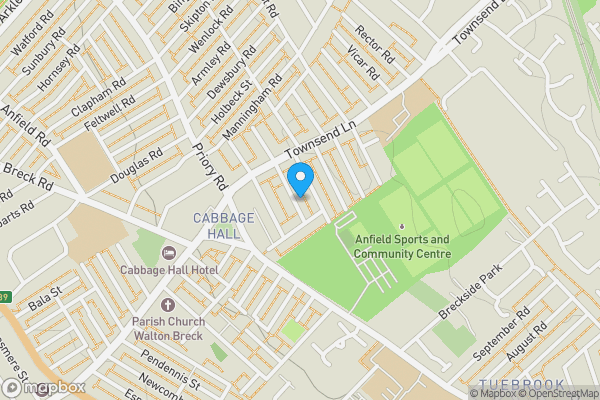 Map location for 29 Winchester Road, Liverpool, Merseyside, L6 0BR