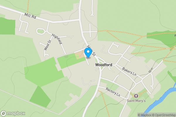 Map location for 60 High Street, Woodford, NN14 4HF