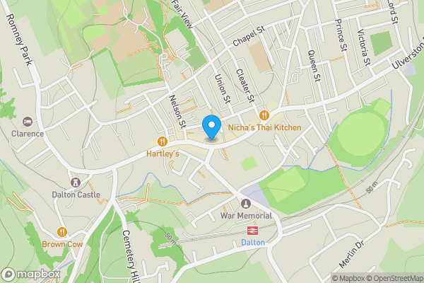 Map location for 87 Market Street, Dalton-In-Furness, Cumbria LA15 8DL