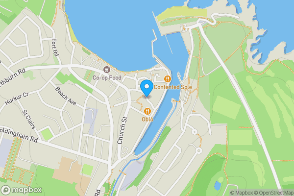 Map location for Ella’s Cottage, Chapel Street, Eyemouth, Scottish Borders, TD14 5DF