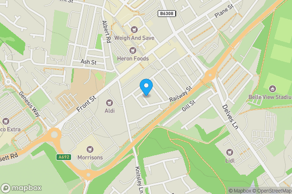 Map location for 8 Kelvin Gardens, Consett, County Durham, DH8 5RU