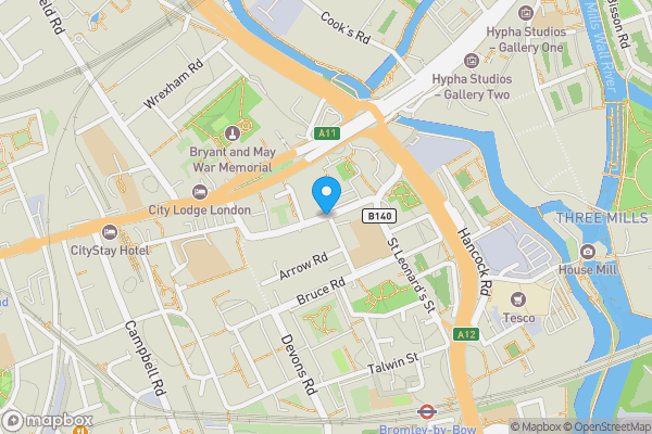 Map location for 24 Ballinger Point, Bromley High Street, Bow, London, E3 3EH