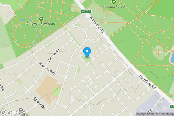 Map location for 10 Larchwood House, 39 Baywood Square, Chigwell, Essex IG7 4AY