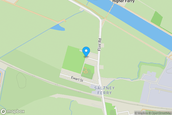 Map location for Land lying to the east of North Street, Saltney Ferry, Chester, Cheshire, CH4 0BH