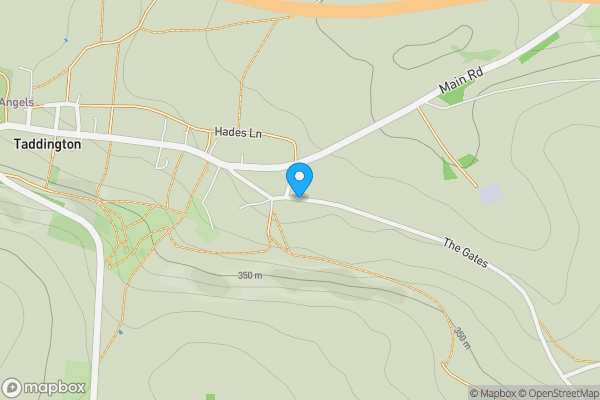 Map location for Land off The Gates, Taddington, SK17 9UH