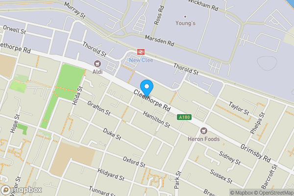 Map location for Cleethorpe Road, Grimsby, DN31 3BP