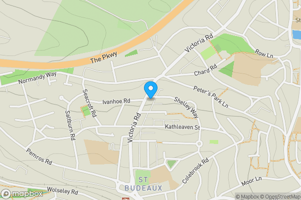 Map location for 112 Victoria Road, St Budeaux, Plymouth, Devon PL5 1RB