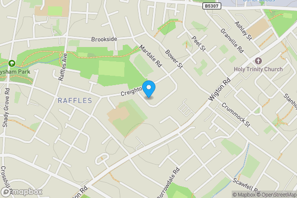 Map location for 64 Mardale Road, Carlisle, Cumbria CA2 7DP