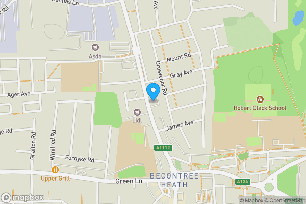 Map location for 60b Whalebone Lane South, Dagenham, RM8 1BB