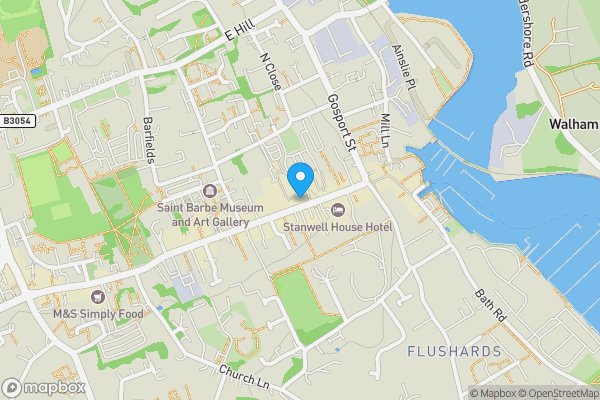 Map location for Tesco, 110-111 High Street, Lymington, Hampshire, SO41 9AP