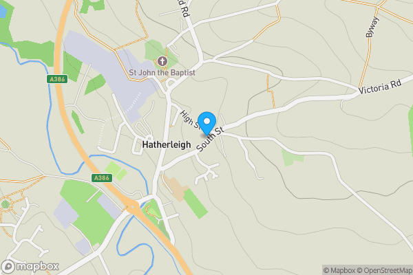 Map location for 37 South Street, Hatherleigh, EX20 3JB