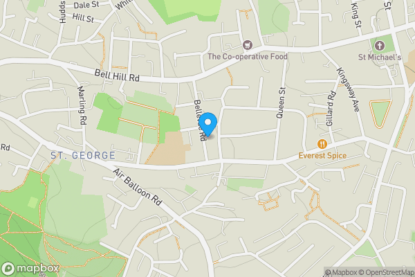 Map location for 61, Bellevue Road, St. George, Bristol, BS5 7PQ