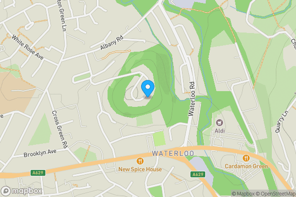 Map location for 74, Woodedge Avenue Huddersfield, HD5 9UX