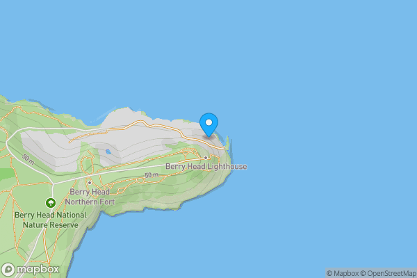 Map location for Berry Head, Brixham, Devon, TQ5