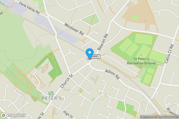 Map location for 103 Church Street, Broadstairs, Kent, CT10 2TX