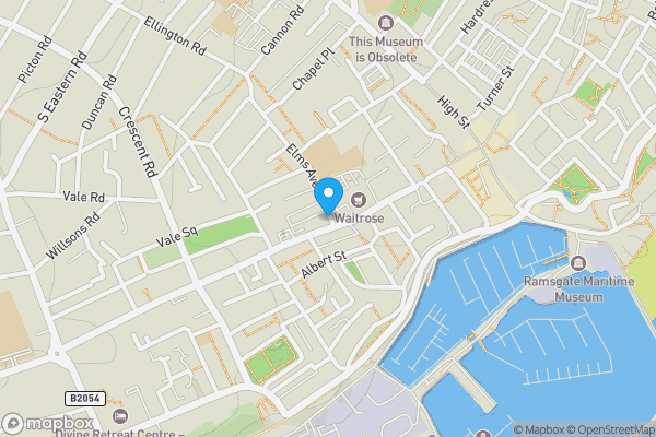 Map location for 'The Hub' 77 Queen Street , Ramsgate, CT11 9EJ