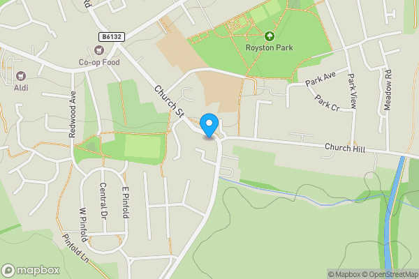 Map location for 86 Church Street Royston, Barnsley, South Yorkshire, S71 4QZ