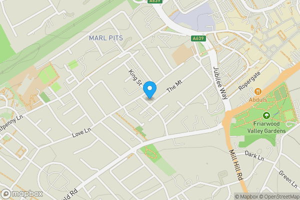 Map location for 30 Banks Avenue, Pontefract, WF8 4DR