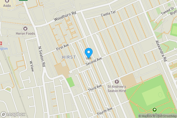 Map location for 99 Chestnut Street, Ashington, Northumberland, NE63 0BP