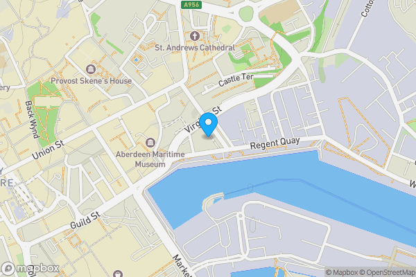 Map location for 7 Theatre Lane, Flat B, Aberdeen, AB11 5AW