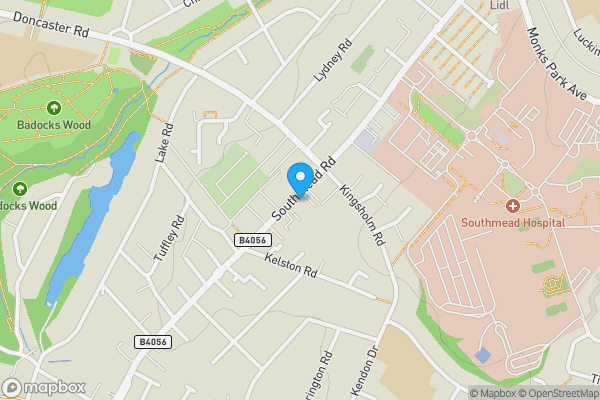 Map location for 286, Southmead Road, Westbury-On-Trym, Bristol, BS10 5EN