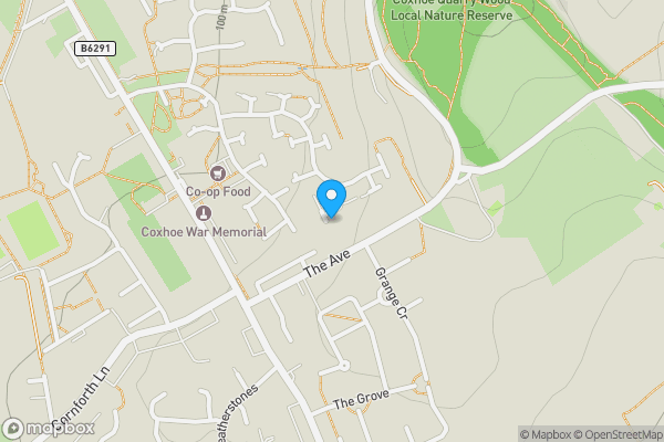 Map location for 72 Browning Hill, Coxhoe, Durham, County Durham, DH6 4SA