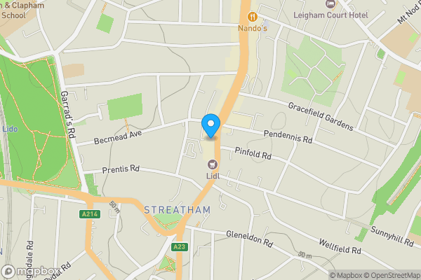Map location for 200/200A/200B, Streatham High Road, London, SW16 1BB