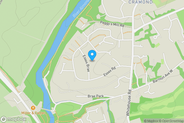 Map location for 4B Essex Brae, Edinburgh, Midlothian, EH4 6LN