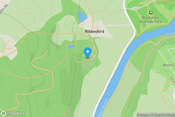 Map location for Ribbesford House, Bewdley, Shropshire, DY12 2TG