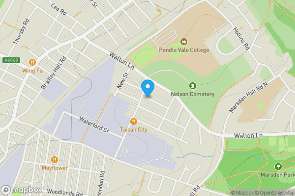 Map location for Helmsdale Road, Nelson, Lancashire, BB9 8BA