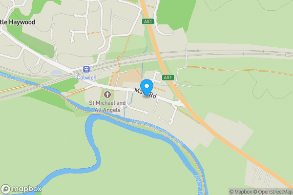 Map location for Clifton Cottage, Main Road, STAFFORD, Staffordshire, ST17 0XE