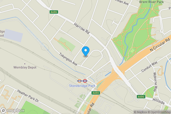 Map location for 28 Sylvia Court, Wembley, Middlesex, HA9 6HS