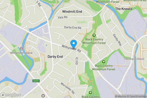 Map location for Withymoor Road, DUDLEY, West Midlands, DY2 9JZ