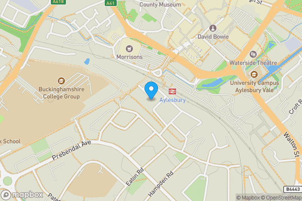 Map location for Flat 30, Summers House, Coxhill Way, Aylesbury, Buckinghamshire HP21 8FN