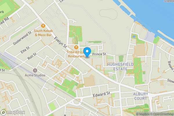 Map location for Flat 43 Arlington House, Evelyn Street, London, SE8 5QT