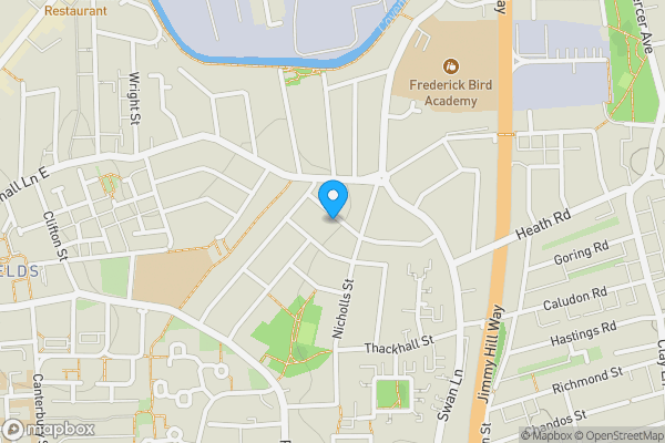 Map location for 22 Leopold Road, Coventry, CV1 5BL