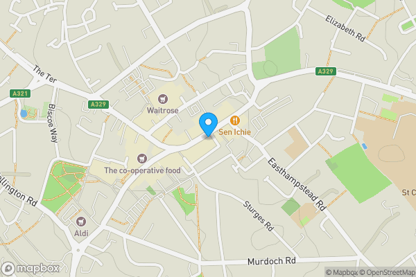 Map location for 31 Peach Street, Wokingham, Berkshire, RG40 1XJ