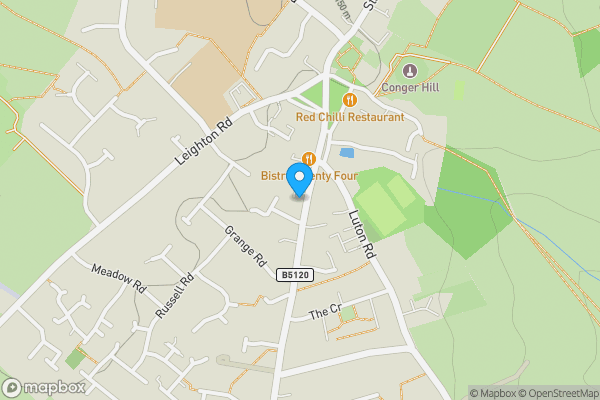 Map location for 2 and 4 High Street and 42 Market Square Toddington Bedfordshire LU5 6BY