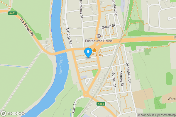 Map location for Trent Street, GAINSBOROUGH, Lincolnshire, DN21 1JZ