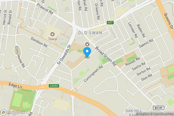 Map location for 20 Montague Road, Old Swan, Liverpool, L13 5TE