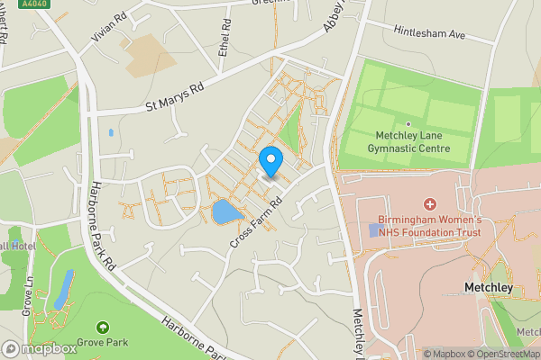 Map location for Leeson Walk, Birmingham, West Midlands, B17 0LU