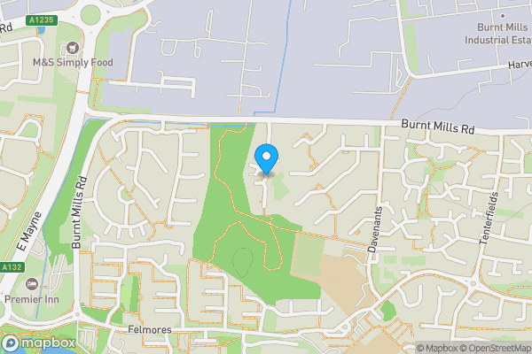 Map location for Wood Green, BASILDON, Essex, SS13 1RU