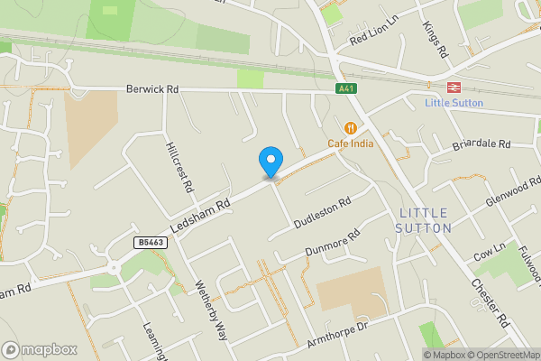 Map location for Ledsham Road, Little Sutton, Ellesmere Port, CH66 4QG