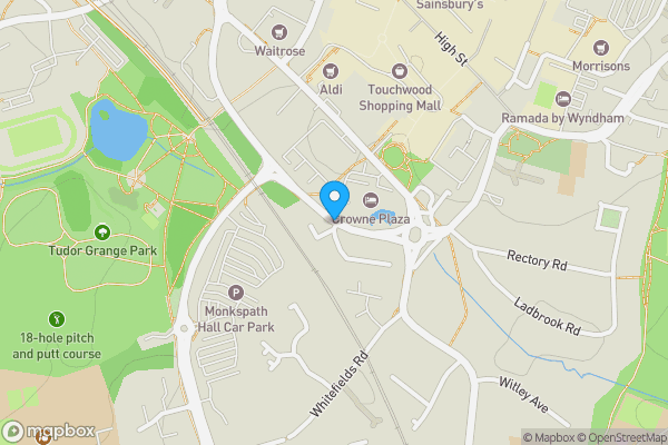 Map location for Princes Way, SOLIHULL, West Midlands, B91 3HX