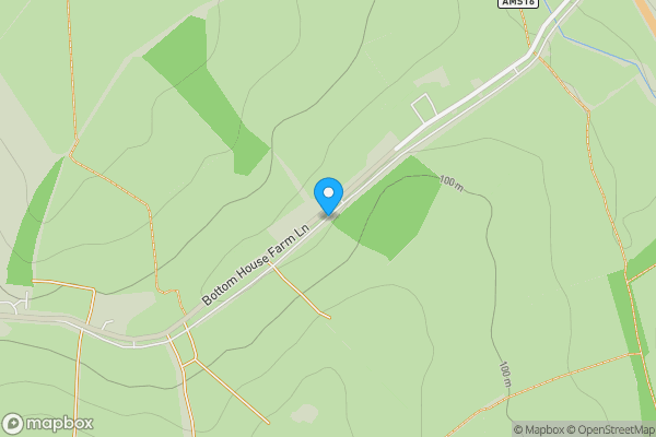 Map location for Land At Bottom House Farm Lane, Chalfont St. Giles, HP8 4EF