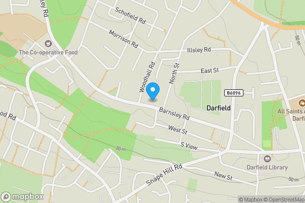 Map location for 100 Barnsley Road, Darfield, Barnsley S73 9DD