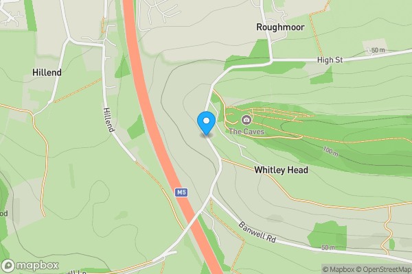 Map location for Whitley Head, Banwell, North Somerset, BS29